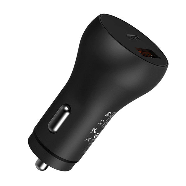 Usb C Car Charger 18W Pd And 18W Qc Dual Port Car Charger 36W Max